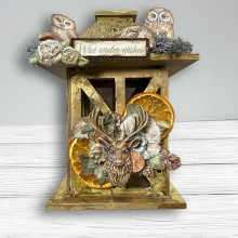 Silikonform A5 - Owls and Branch - The Owl's House - Stamperia