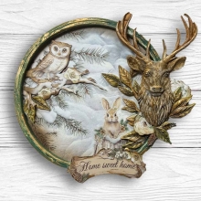 Schablon 12x25 cm - The Owl's House - Stripes