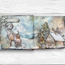 Scrapbooking Decoupage Papper Stamperia - The Owl's House