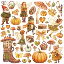 Paper Pad Stamperia 8x8 Tum - Whispering Woods