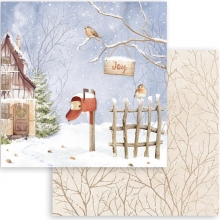 Paper Pad Stamperia - Winter Valley Julpapper Christmas