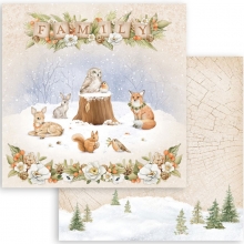 Paper Pad Stamperia - Winter Valley Julpapper Christmas