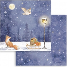 Paper Pad Stamperia - Winter Valley Julpapper Christmas