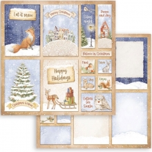 Paper Pad Stamperia - Winter Valley Julpapper Christmas