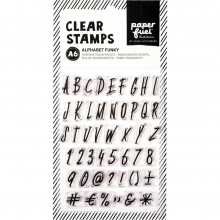 Clearstamps Paperfuel A6 - Alphabet Funky