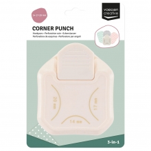 Hörnstans 3-in 1 Corner Punch 14-17-20 mm Kantstans Bårdstans