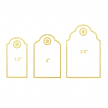 Stans Vaessen - Punch 3 in 1 Tags - Etiketter
