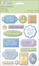 Stickers Sweet Beginnings Boy Dome Klistermärken