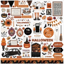 Stickers Halloween - Carta Bella - ca 80 klistermärken