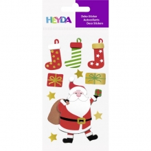 3D Stickers Mix Santa Heyda Klistermärken