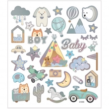 Stickers - Baby Boy - 15x16,5 cm - 32 st