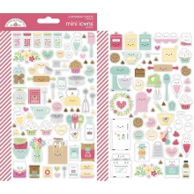 Stickers Doodlebug - Made with Love - 2 ark