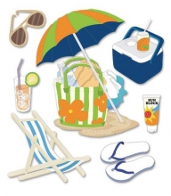 3D Stickers Jolees Summer Holiday Klistermärken Djur Natur