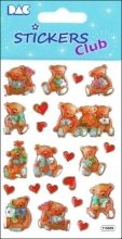 Stickers Mini Sweet Teddy Bear Foil Klistermärken