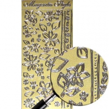 Stickers Peel Off’s Blommor Style Guld Klistermärken Djur Natur
