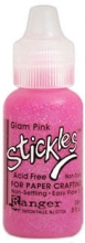 Glitterlim Stickles Ranger Glam Pink till scrapbooking, pyssel och hobby