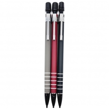 3 st Stiftpennor med suddgummi. Propex 3. 0,7 mm.