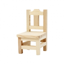 Mini-Möbel i Plywood Stol H: 10 cm Möbler Inredning Miniatyr
