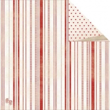 Papper Bo Bunny Star-Crossed Stripe Scrapbooking