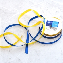 Midsommarkrans DIY Pyssel Satinband Blå