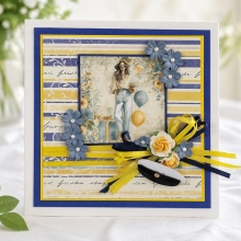 Pappersblommor 20 mm - 100 st - Dusty Blue