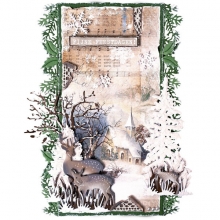 Dies Studio Light - Christmas Borders - Vintage Winter