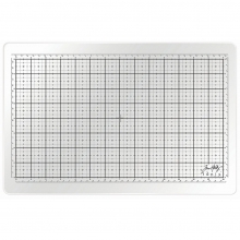 Tim Holtz Glass Media Mat Travel - 14 x 8 tum - White