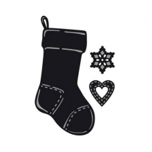 Dies Craftables Tinys Christmas Stocking Marianne Design Stansmaskin