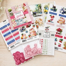 Papper Reprint A4 - Klippark Summer Garden - Berries