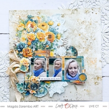 Scrapbooking Papper Craft O Clock - Sunset Mood