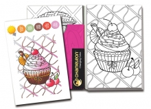Chameleon Color Cards Embossed Lines 10x15 Sweet Treats Pennor