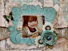 Rhinestones Jewel Swirls BoBunny Chocolate