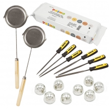 Tenngjutning i lera Startset till scrapbooking, pyssel och hobby