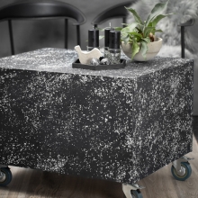 Terrazzo flakes Svart 90g Bladguld till scrapbooking, pyssel och hobby
