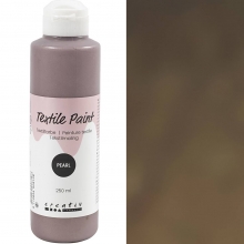 Textilfärg Pärlemor - Brun - 250 ml