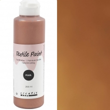 Textilfärg Pärlemor - Koppar - 250 ml