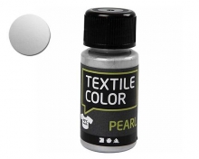 Textil Färg Pearl Silver 50 ml Textilfärg Pärlemo