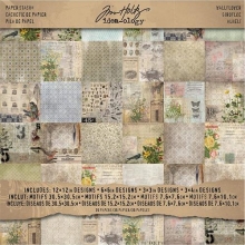 Paper Stash 12”x12” Tim Holtz Wallflower