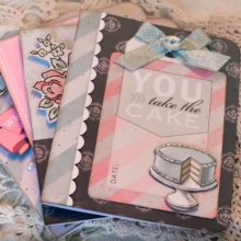 Paper Pad 6”x6” Melissa Frances The Sweet Life 36 ark Pappersblock 4 8 Tum