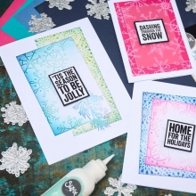 Tim Holtz Sizzix Thinlits Dies - Scribbly Snowflakes - 8 st