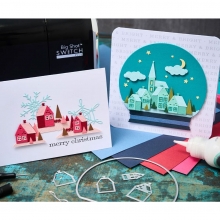 Tim Holtz Sizzix Thinlits Dies - Snowglobe II - 26 delar