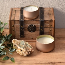 Rund Plåtburk Med Lock 12 st - Rosé - 236 ml