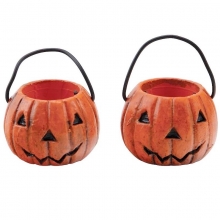 Pumpor Halloween 2 st - Jack-O-Lanterns - Tim Holtz - 33x26 mm
