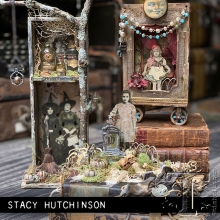 Antika Mynt Halloween - Quote Seals 4 st - Tim Holtz