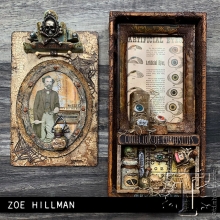 Antika Mynt Halloween - Quote Seals 4 st - Tim Holtz