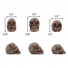 Miniatyr Halloween Skulls - Tim Holtz Döskallar - 10 delar