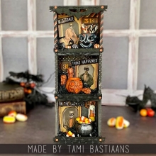Miniatyr Halloween - Tim Holtz Graveyard - 4 delar