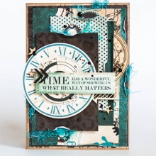 Paper Pad 6.5”x6.5” Time Machine Kaisercraft Scrapbooking Papper
