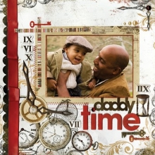 Papper Bo Bunny Timepiece Dot Scrapbooking