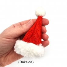 Tomteluva Röd Stickad 9 cm Juldekorationer DIY